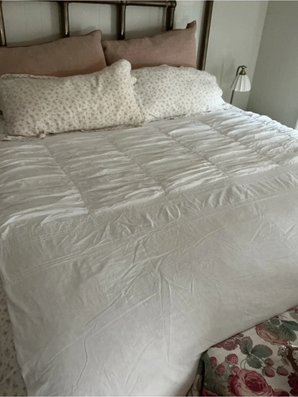 Nicole Miller Crisp White Duvet